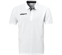 uhlsport Essential Prime Poloshirt weiss/schwarz 140