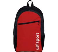 Uhlsport ESSENTIAL BACKPACK Rucksack Outdoor Indoor Sport Wandern Fitness Gym Fußball Handball Radfahren - Multifunktionsrucksack schmutz- und wasserabweisend - rot/schwarz/weiß