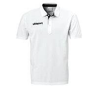 Uhlsport Herren Poloshirt Essential Prime kurzarm weiß/schwarz 3XL