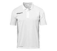 Uhlsport Herren Score Polo Shirt Poloshirt, weiß/Schwarz, S