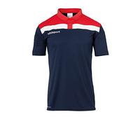 uhlsport Herren Offense 23 Herren Poloshirt, Marine/Rot/Weiß, 4XL EU