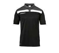 Uhlsport Herren Poloshirt OFFENSE 23 – Fußball-Trainingsbekleidung schwarz/anthrazit/weiß XXXL