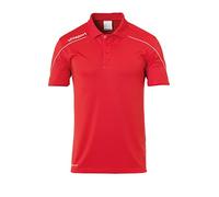Uhlsport Stream 22 Polo Shirt Rot/weiß XXL