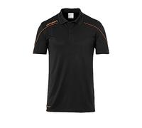 Uhlsport Stream 22 Polo Shirt Schwarz/fluo Orange 4XL