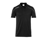 uhlsport Herren Polo Stream 22 Polo, Schwarz/Weiß, M, 100220401