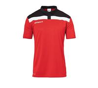 uhlsport Herren Offense 23 Polo Shirt Poloshirt, rot/Schwarz/Weiß, M