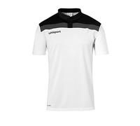 Uhlsport Herren Poloshirt Offense 23 Weiß/Schwarz/Anthrazit XXXL