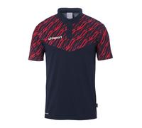 Uhlsport Poloshirt Progressive 28 – Kurzarm, 100% Polyester (recyc.) – Blau S Herren