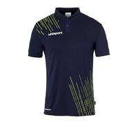 uhlsport Score 26 Poly Poloshirt Herren 183 - marine/fluo gelb 3XL