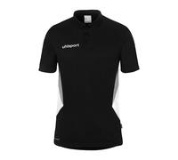 Uhlsport Kinder Equipe 29 Polo Shirt schwarz/weiß/steingrau 164