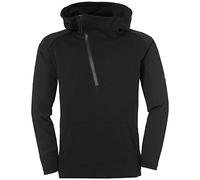 uhlsport Kinder Hoodie Essential Pro Zip-Hoodie, Schwarz, 164, 100506101