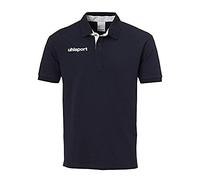 Uhlsport Kinder Kinder Poloshirt Essential Prime Polo Shirt, schwarz/weiß, 164, 100214901