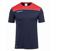 uhlsport Kinder Poloshirt Offense 23 Poly Shirt, Marine/Rot/Weiß, 116, 100221410