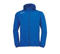 uhlsport Kinder Essential Regenjacke, azurblau/Weiß, 140