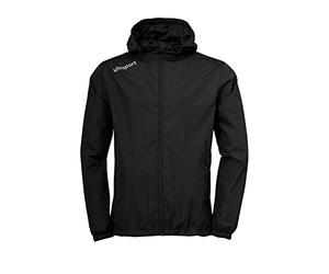 uhlsport Kinder Regenjacke Essential Regenjacke, Schwarz/Weiß, 116, 100520201