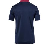 Uhlsport Herren Poloshirt Offense 23 Marine/Bordeaux/Fluo Gelb 5XL