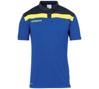 uhlsport Offense 23 Poloshirt azurblau/marine/limonenge M
