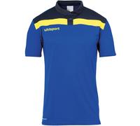 uhlsport Offense 23 Poloshirt azurblau/marine/limonenge S