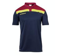 uhlsport Offense 23 Poloshirt marine/bordeaux/fluo gelb 152