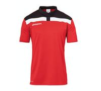 uhlsport Offense 23 Poloshirt rot/schwarz/weiss 140