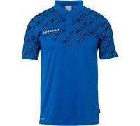 Uhlsport Polo-Shirt Progressive 28 Kurzarm mit Polokragen Azurblau XXL