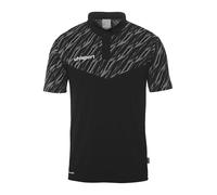 Uhlsport Progressive 28 Short Sleeve Polo Schwarz 2XL Mann