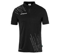 Uhlsport Poloshirt Score 26 – Poly, atmungsaktiv – schwarz/weiß – Herren M