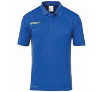 uhlsport Score Poloshirt Kinder azurblau/limonengelb 164