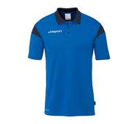 Uhlsport Poloshirt Squad 27 Kinder Kurzarm azurblau/marine Größe 140
