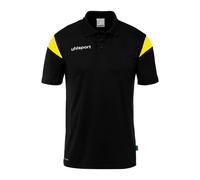 uhlsport Sport-Polo Squad 27 (100% rec. Polyester) schwarz/gelb Kinder, Größe 128