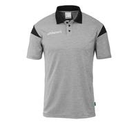 uhlsport Squad 27 Poloshirt Herren dark grau melange/schwarz 4XL