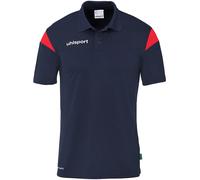 Uhlsport Poloshirt Squad 27 – Herren, marine/rot, Größe S