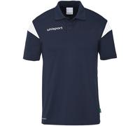 uhlsport Sport-Polo Squad 27 (100% rec. Polyester) marineblau/weiss Herren, Größe M