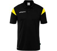 uhlsport Squad 27 Poloshirt Herren schwarz/limonengelb XXL