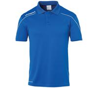 uhlsport Stream 22 Poloshirt azurblau/weiß 164
