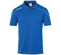 uhlsport Stream 22 Poloshirt azurblau/weiß 152