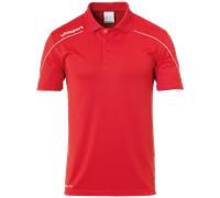 uhlsport Stream 22 Poloshirt rot/weiß 140