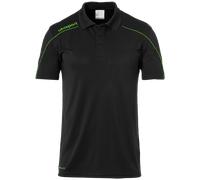 Polo-Shirt Uhlsport Stream 22 POLO SHIRT Schwarz/fluo Grün 164