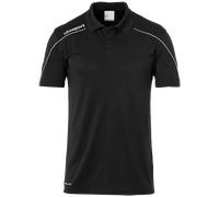 uhlsport Stream 22 Poloshirt schwarz/weiß 4XL