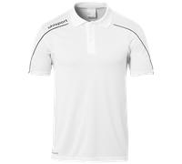 uhlsport Stream 22 Poloshirt weiß/schwarz 152