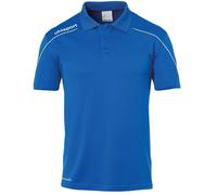 uhlsport Stream 22 Poloshirt azurblau/weiß 140