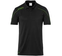 Uhlsport Stream 22 Polo Shirt Schwarz/fluo Grün XXL