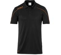 Uhlsport Stream 22 Polo Shirt Schwarz/fluo Orange 140