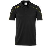 Uhlsport Stream 22 Polo Shirt Schwarz/limonengelb XL