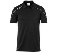 uhlsport Stream 22 Poloshirt schwarz/weiß 164
