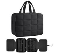 Uhngw Kosmetiktasche Für Damen | Aufbewahrungsorganizer Mit Mehreren Fächern - Toilettenartikel Reisetasche Schmuckkoffer,Für Frauen Männer Makeup Kosmetik Armband Halskette Ohrringe Accessoires