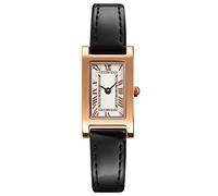 Uhr Damen Armbanduhr Lederarmband Retro Kleideruhr Elegant Damenuhren Frauen Mädchen Luxus Quarzuhren Wasserdicht Mode Analog Klassisch Business Schmuck Rosegold Edelstahl Schwarz Rot Grün Weiß