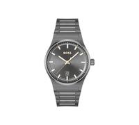 Uhr - Edelstahl, Graues Silikon - Hugo Boss - 1514078