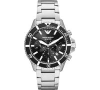 Emporio Armani Diver Silber Herren Armbanduhr AR11360 Einheitsgröße