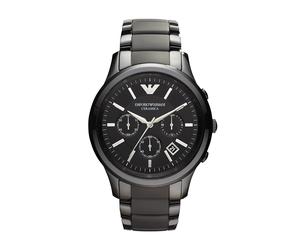 Uhr Emporio Armani AR1452 Schwarzer Keramik-Chronograph